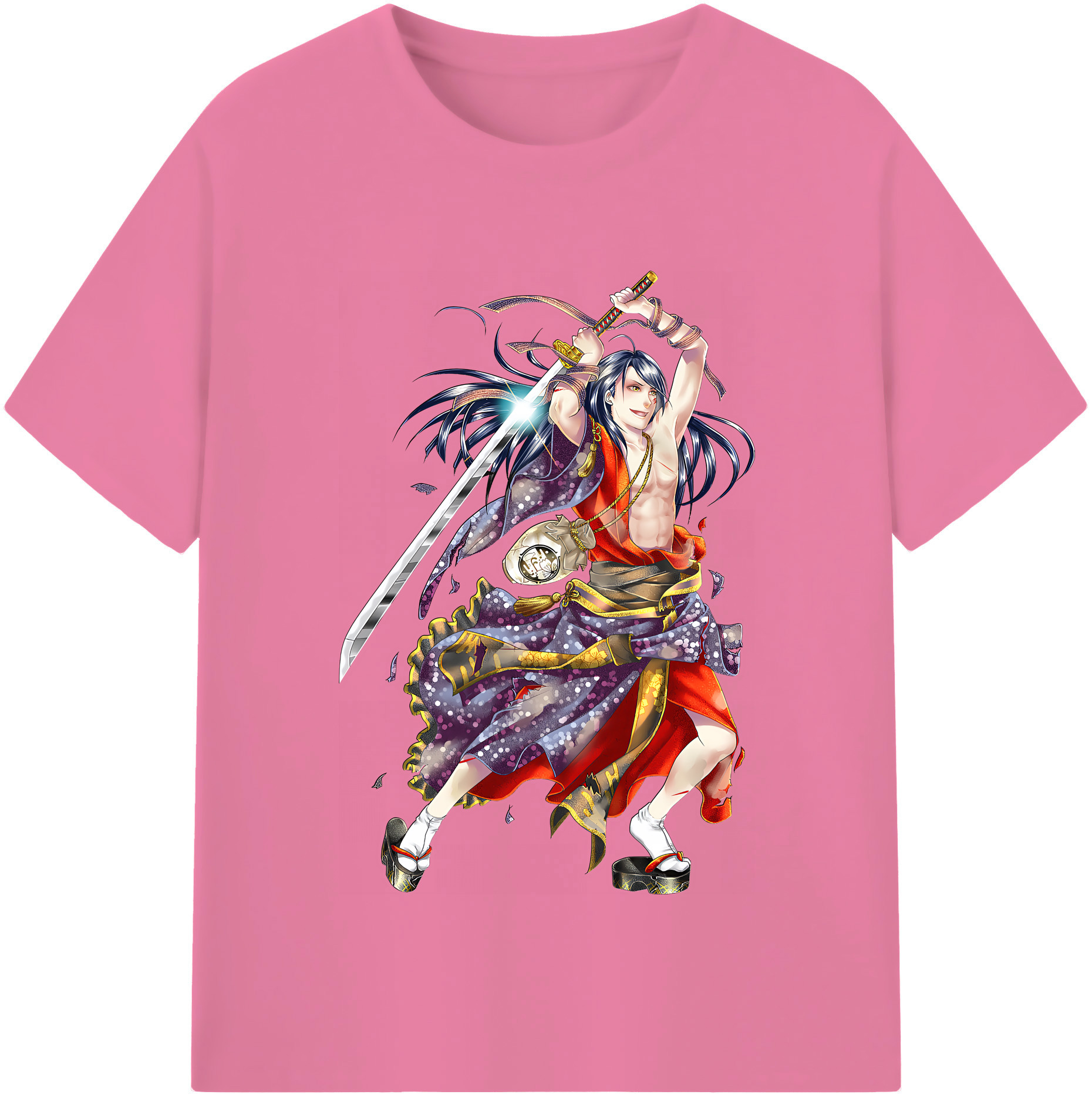 （画像用） 刀剣乱舞 Touken Ranbu 綿100％半袖Tシャツ（フロントプリント）
